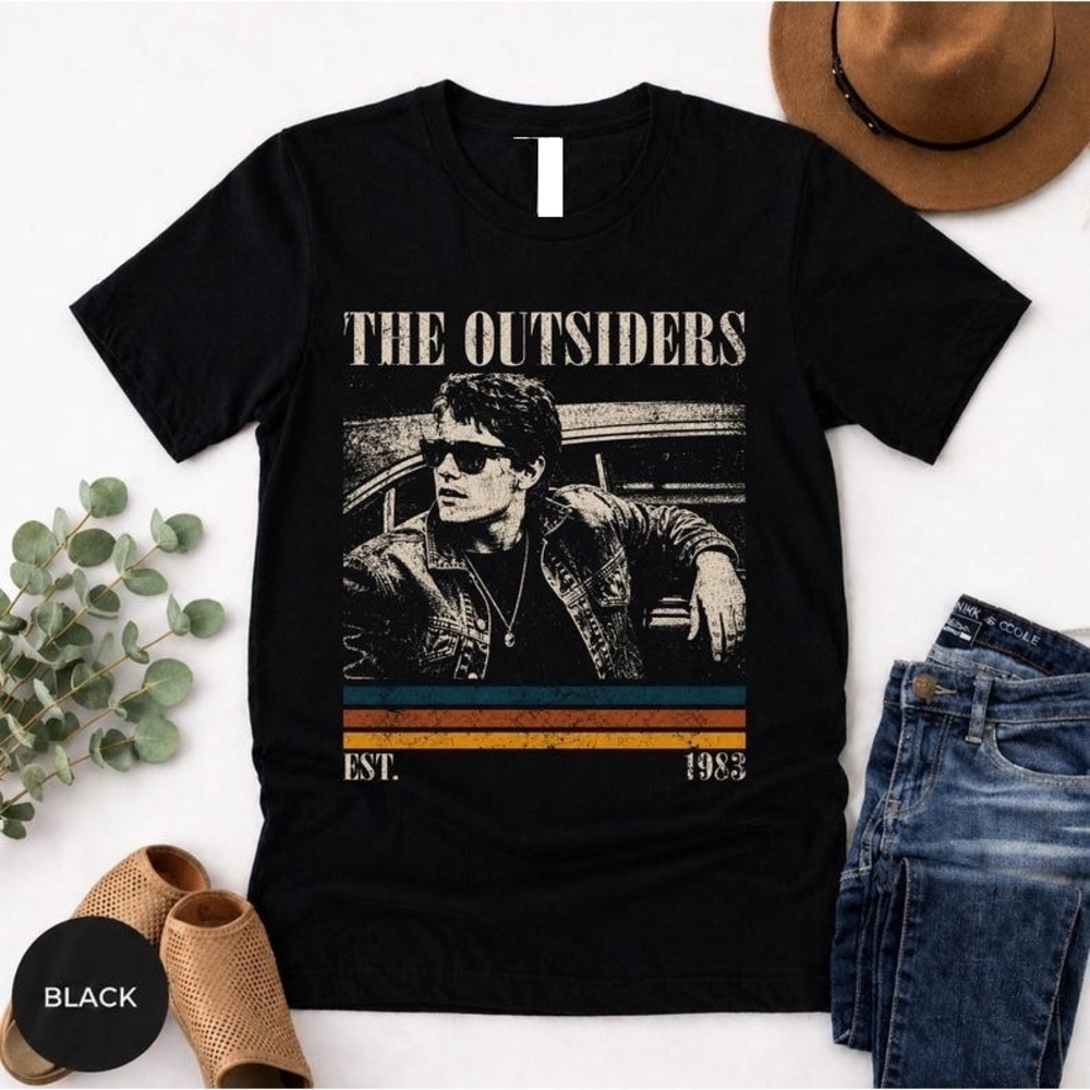 The Outsiders Shirt Retro 80s Movie Tee Greaser Drama Graphic T-Shirt